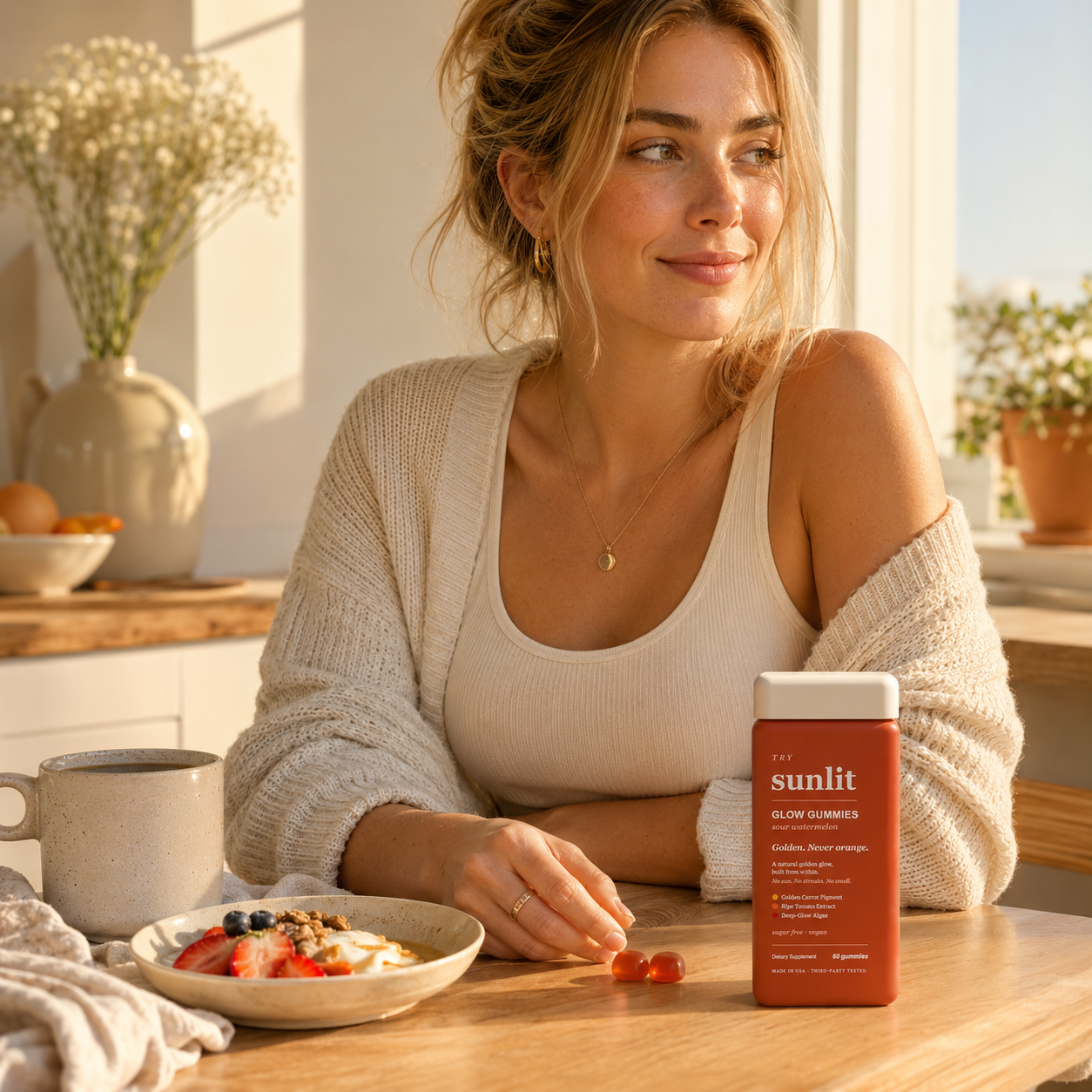 Get The Golden Glow People Ask About — Without The Sun, The Salon, Or The Streaks